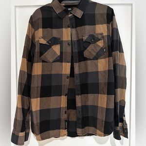 Vans | Men’s Button Down Shirt | Large | Brown